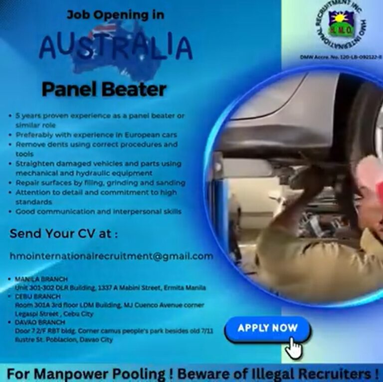 PANEL BEATER – AUSTRALIA
